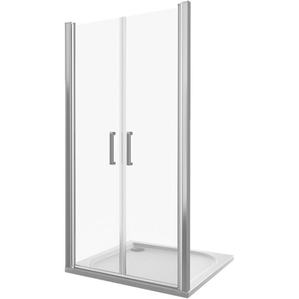 Душевое ограждение BAS Good Door Fantasy SD-100-С-CH 1000х1850 прозрачное стекло 