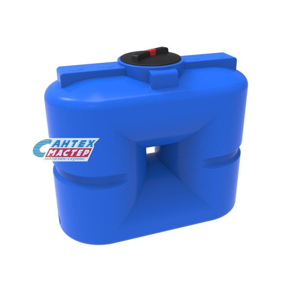 Емкость пластиковая (бак) Экопром S 500 литров 104,0523,601,0 для воды,с крышкой с дыхательным клапаном (цвет-синий) усиленная под плотность до 1,2 г/см3