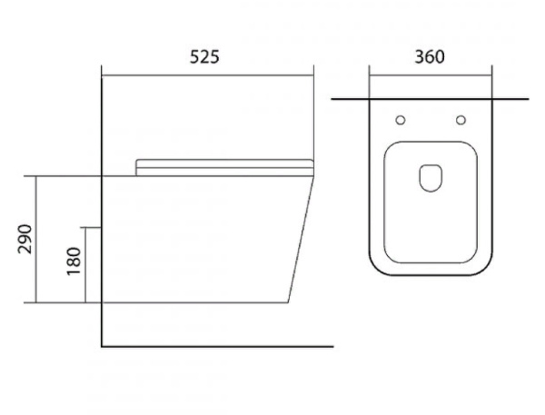 Комплект унитаза с инсталляцией Aquatek Либра New (Сет) c сиденьем микролифт, безободковый, без кнопки, без крепления