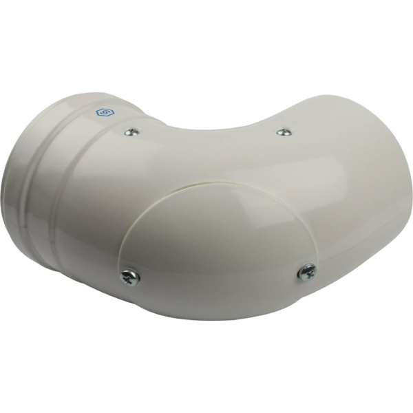 Элемент дымохода конденсационный STOUT Ø60/100 угол 90°  с ревизией SCA-8610-010090