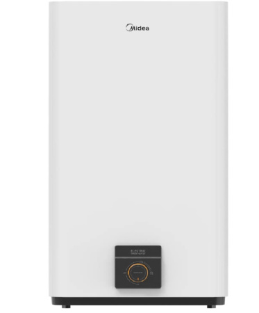 Водонагреватель накопительный Midea Flex 50 л. электрический, настенный, вертикальный/горизонтальный, 2 кВт 875х469х245 мм 230 в, цвет белый, плоский, с нижней подводкой, нержавеющая сталь