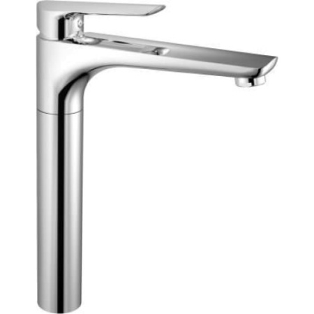 Смеситель для раковины/умывальника KFA Armatura TANZANIT, однорычажный, поворотный, высокий, керамический, длина излива 185 мм, латунь, цвет хром