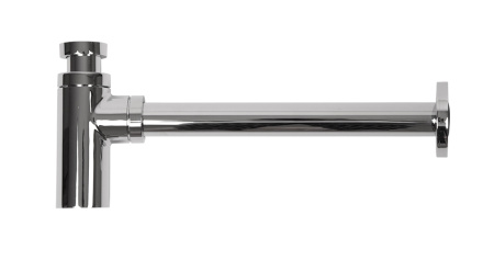 Сифон D32 мм ARROWHEAD хромированный, 1 1/4", отвод 300 мм, регулируемая высота 70-120 мм