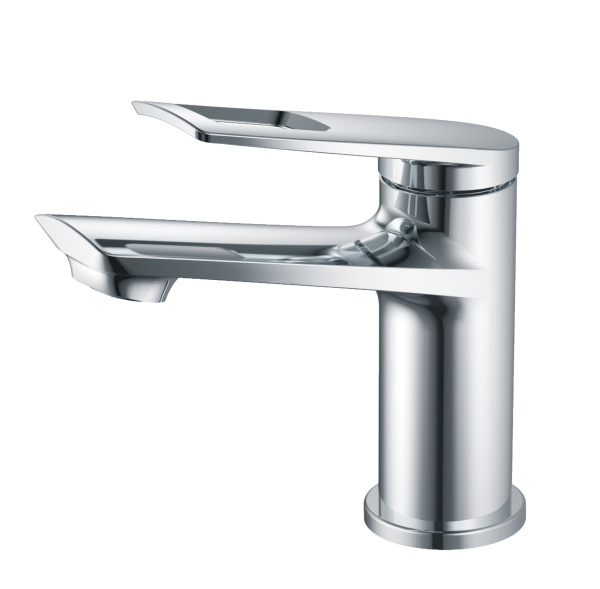 Смеситель для умывальника HAIBA однозахватный, неповоротный, латунный, длина 150 мм, латунь, цвет хром