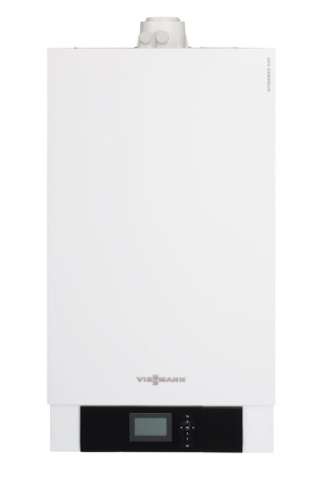 Котел газовый Viessmann Vitodens 200-W B2HA 49 кВт мощность (490 кв. м), одноконтурный, настенный, конденсационный, с закрытой камерой сгорания, ЖК дисплей