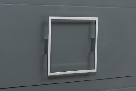 Ручка-скоба La Fenice Cubo 160, материал: цамак, цвет: хром, для мебели, ручка, форма: квадратная, в ванную комнату, мебельная