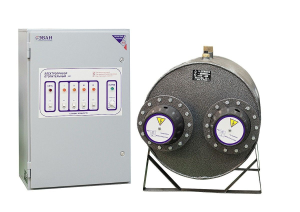 Котел электрический Эван 48 кВт (А), ЭПО-36-480 Профессионал (котел+пульт) , мощность (480 кв. м2) одноконтурный, настенный, для контура отопления