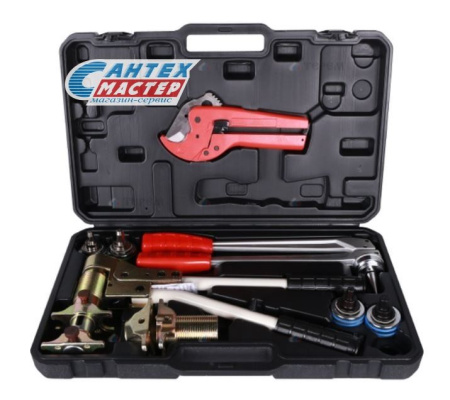 Инструмент расширительный STOUT PEXeasy (16, 20, 25) для обжима труб сшитого полиэтилена PEX, пресс ручной, экспандер, монтажный, аксиальный (Стоут)