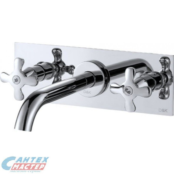 Смеситель для ванны D&K Hessen Lorsch керамика излив 223 мм хром DA1414401