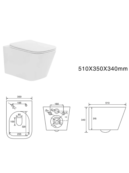 Комплект унитаза с инсталляцией Aquatek Либра Т (Сет) c сиденьем микролифт, с клавишей смыва (кнопкой, клавишей двойного смыва) белая, комплект крепления, смыв Торнадо