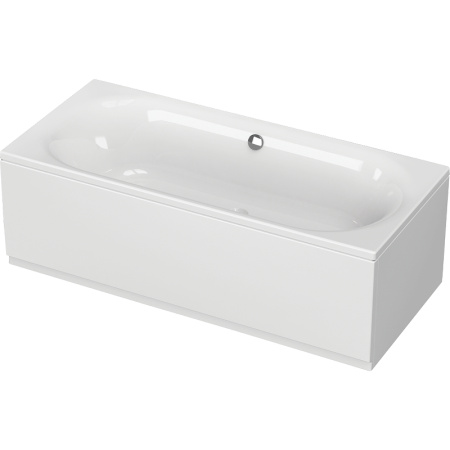 Ванна Cezares Metauro, акриловая 180х80, цвет- белая, (без гидромассажа, рамы, сифона, фронтальной панели) прямоугольная, пристенная, левая/правая, левосторонняя/правосторонняя, универсальная