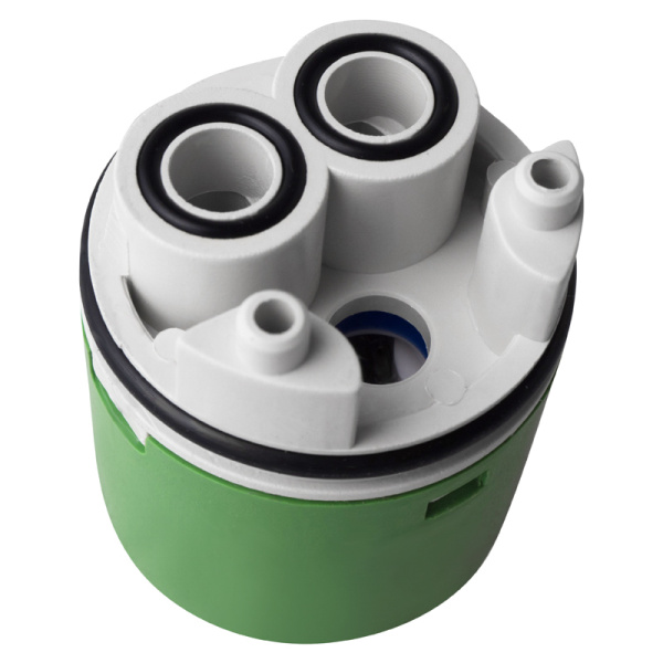 Картридж IDDIS Optima Home 40 мм, EcoStop, EcoControl высокий, керамический, для смесителя, с ножками, зеленый 04ESC40i82