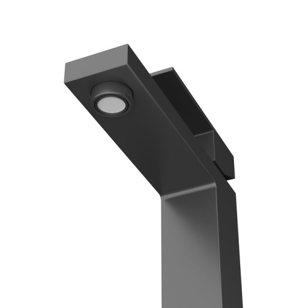 Смеситель для раковины Cezares Slider однорычажный, низкий, длина излива 132 мм, неповоротный, керамический, нержавеющая сталь, цвет черный матовый, с донным клапаном