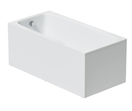Ванна Corpa Nera Vasari 150х70 см, акриловая, цвет- белая, (без гидромассажа, рамы, сифона, фронтальной панели) прямоугольная, встраиваемая/приставная, универсальная