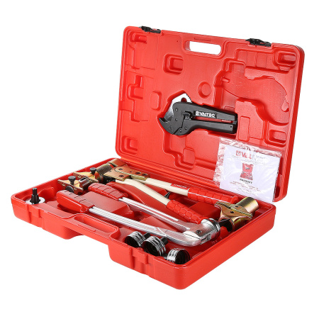 Ручной инструмент 16-32 мм VALTEC для монтажа (запрессовки) надвижных, аксиальных фитингов, гильз, труб, механический, комплект, набор (Валтек)