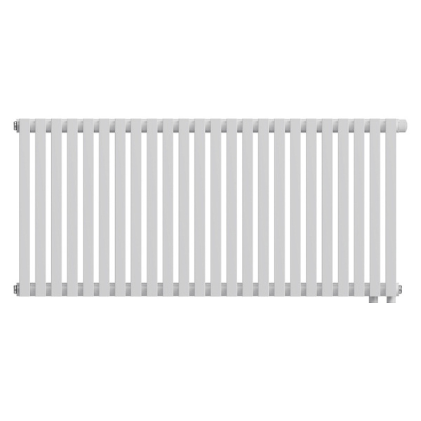 Радиатор Royal Thermo Shift Q30 VC2050 стальной 2 трубчатый, 24 секции, нижнее подключение, для отопления квартиры, дома, водяные, мощность 2448 Вт, настенный, цвет белый RAL9016