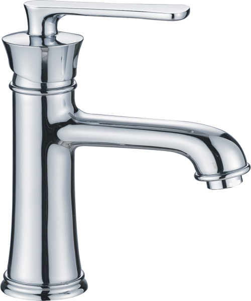 Смеситель для умывальника HAIBA однозахватный, неповоротный, латунный, длина 177 мм, латунь, цвет хром