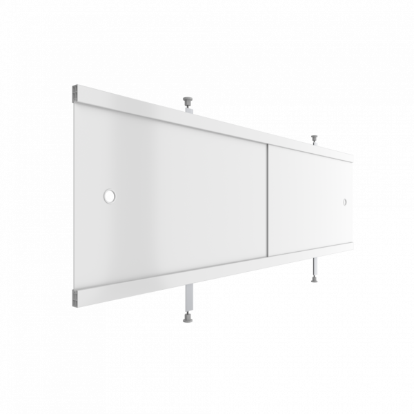 Панель Тритон под ванну 168х49 см раздвижной, цвет белый (экран для ванны) прямоугольная, фронтальная панель, универсальная, пвх