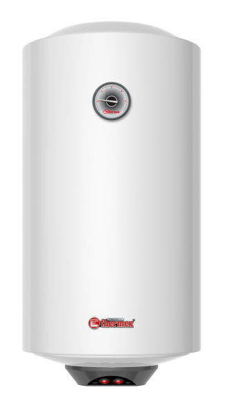 Водонагреватель 50 л Thermex Praktik 50 V Slim электрический, настенный, вертикальный, накопительный тип, 2.5 квт, 722х378х365 мм, 230 в, (цвет белый, круглый), с нижней подводкой