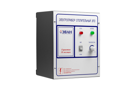 Пульт управления ЭВАН ЭПО-М1-7,5-18 (380 В) одноступенчатый, управления тэнами электрических котлов отопления "Стандарт-Эконом", выносной/дистанционный, автоматика
