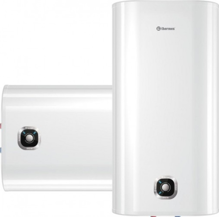 Водонагреватель Thermex Dream 80, 80 л, электрический, настенный, горизонтальный/вертикальный, накопительный тип, 2 кВт, 514х293х1018 мм, 230 В, (цвет белый, плоский), подводка нижняя/боковая, (бойлер, водогрей), нержавеющая сталь
