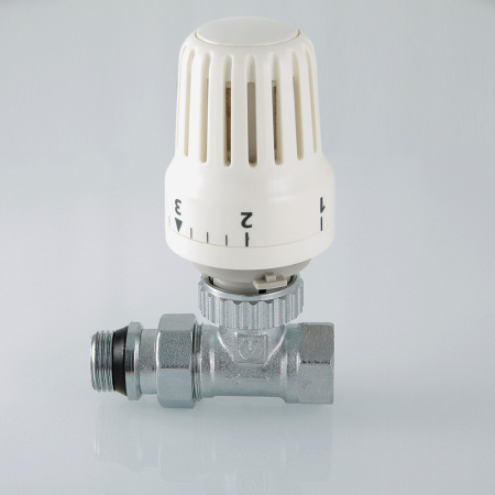 Комплект клапан с головкой термостатической VALTEC прямой 1/2" VT.048.N.04