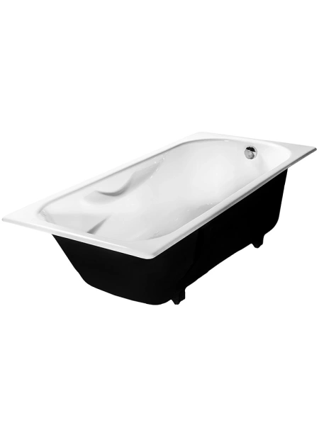 Ванна Wotte Comfort 170х75 см чугунная цвет белый без ручек/ножек, прямоугольная, пристенная