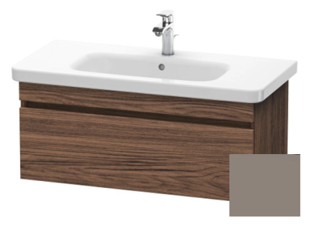 Тумба/шкафчик для консоли/столешницы Duravit DuraStyle под раковину 80х47,8х51,2 см, подвесная, ДСП, цвет: орех темный/базальт, 1 выдвижной ящик, прямоугольная