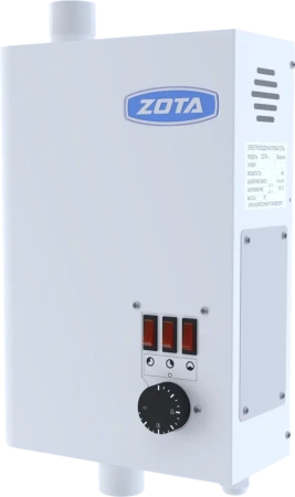 Котел электрический Zota Balance 9 кВт, 220/380В, (90 кв. м2) одноконтурный, настенный, цвет белый, для контура отопления