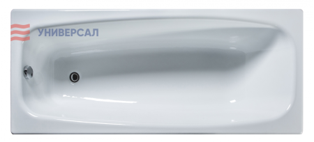 Ванна Новокузнецк Грация 170х70 чугунная, с ножками, цвет- белая, без антискольжения, российского производства, новокузнецкого завода, в квартиру, дом, дачу