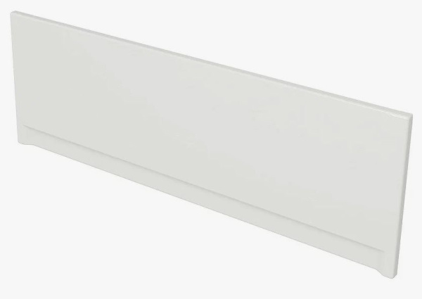 Фронтальная панель для ванны BAS "АЯКС" 170х55,5 см, акриловый, белый, (экран для ванны BAS "АЯКС") прямоугольный, фронтальная панель