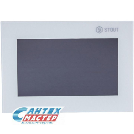 Комнатный регулятор ST-281c Stout температуры с RS-связью, беспроводной, для котла отопления, теплых полов, терморегулятор (Стоут)