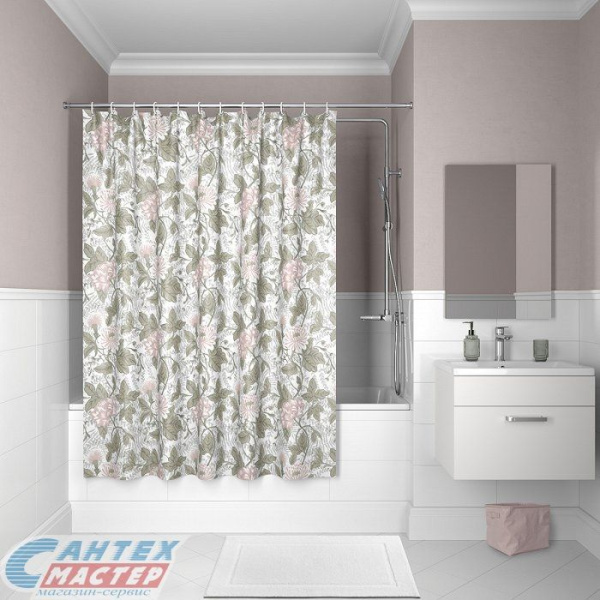 Шторка Iddis для ванной комнаты Decor 200х180 D05P218i11