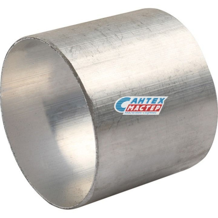 Адаптер STOUT DN60 L=50 мм для трубы газового котла, коаксиального дымохода, алюминий, элемент дымохода (Стоут)