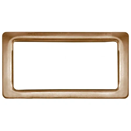 Декоративная рамка ALVEUS для перелива COPPER, 5х2 см, прямоугольная, нержавеющая сталь, цвет медь