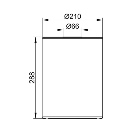 Ведро для мусора Keuco Universalartikel с крышкой, 5 л, напольное, латунь, форма круглая, для туалета/ванной/кухни, цвет белый