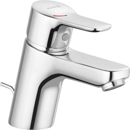 Смеситель для раковины/умывальника KLUDI PURE&EASY однорычажный, неповоротный, длина излива 120 мм, латунь, цвет хром