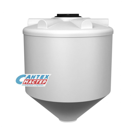 Емкость пластиковая (бак) Экопром ФМ 1000 литров 108,1032,001,0 для воды,с крышкой с дыхательным клапаном (цвет-белый) усиленная под плотность до 1,5 г/см3