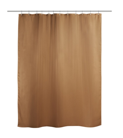 Шторка Iddis Decor полиэстер, цвет коричневый с рисунком «вафля», 2000x1800 мм покрытие водоотталкивающее D27P218i11