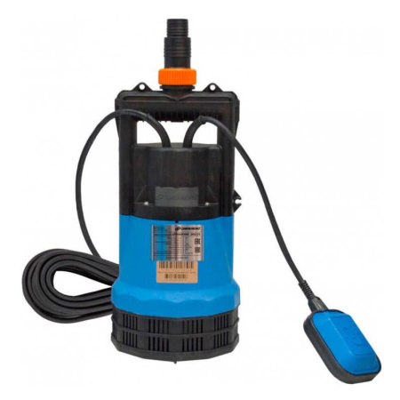 Насос погружной Джилекс Дренажник 200/25, 12 м³/ч, напор-25 м, 1.2 кВт  дренажный, с нижним забором (фекальный, канализационный), с поплавком, центробежный, электрический, для откачки чистой, грязной (до 40 мм) воды