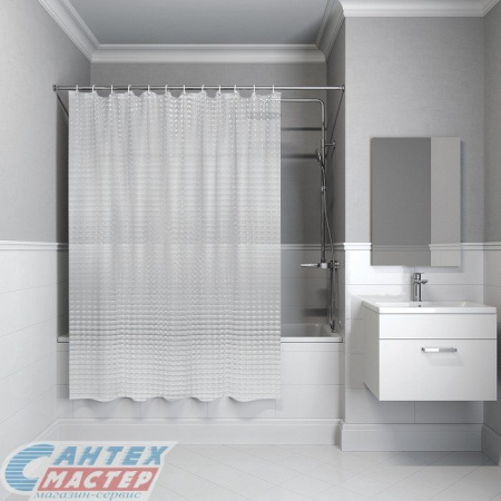 Шторка Iddis для ванной комнаты Basic 200х180 500E18Si11