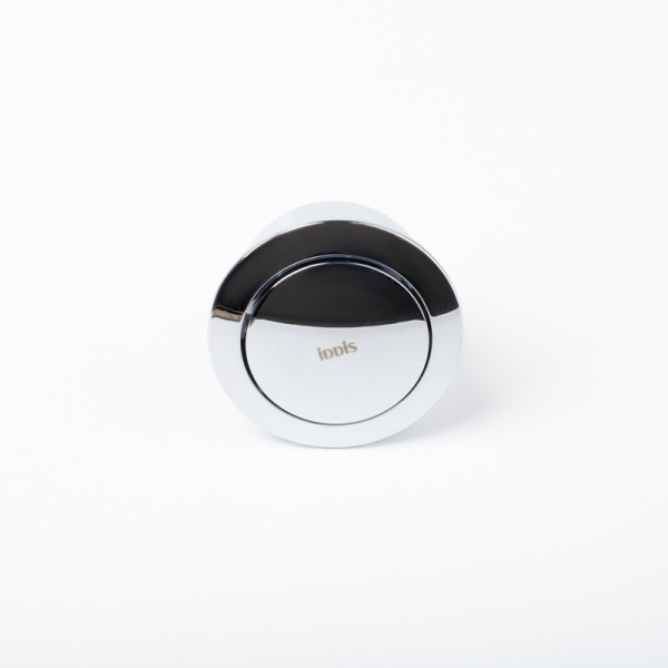 Кнопка слива для арматуры IDDIS Optima Home с одинарным смывом ( Одноуровневая ), 48 мм, цвет хром, ABS-пластик 92048SB1AR
