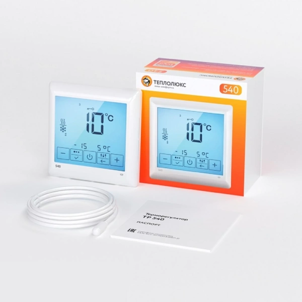 Терморегулятор электронный Теплолюкс ТР 540 цвет белый, от -15 до +10 °С для антиобледенительных систем 100035892900