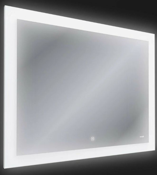 Зеркало Cersanit LED 030 design, 100х80х4 см, с LED/ЛЕД-подсветкой, прямоугольное,  с антизапотеванием, выключатель сенсорный, для ванны