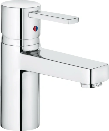 Смеситель для раковины/умывальника KLUDI ZENTA однорычажный, неповоротный, длина излива 106 мм, латунь, цвет хром