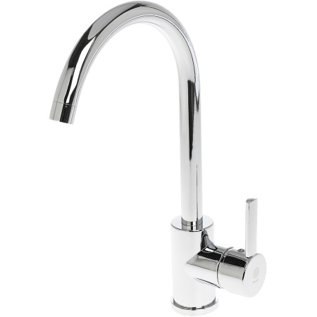 Смеситель для кухни/мойки Orange OneLife, однорычажный, поворотный, керамический, длина излива 190 мм, полимерный, цвет хром