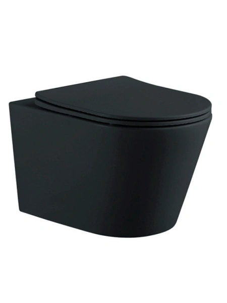 Комплект унитаза с инсталляцией Aquatek Вега (Сет) черный c сиденьем микролифт, с клавишей смыва (кнопкой, клавишей двойного смыва) черная, комплект крепления