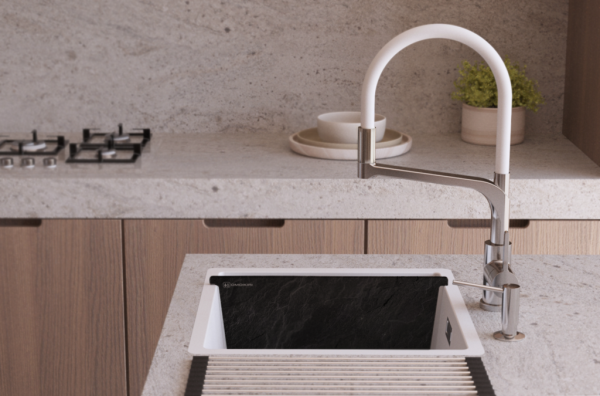 Разделочная доска Omoikiri CB-PRIME-400-GB для мойки, 422х195 мм, для кухонных моек, нестандартная, высокопрочный пластик, цвет графит, подходит для кухонных моек Omoikiri, устанавливается в чашу мойки, для кухни