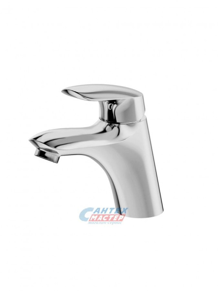 Смеситель для раковины Am.Pm Bliss L однорычажный, излив длинный, длина 180 мм, керамический, латунь, цвет хром, с донным клапаном