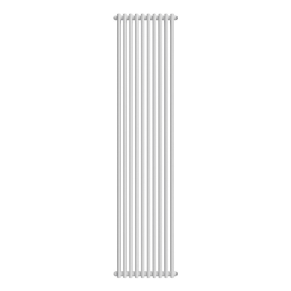 Радиатор Royal Thermo Shift R22 C2180 стальной 2 трубчатый, 10 секций, боковое подключение, для отопления квартиры, дома, водяные, мощность 1920 Вт, настенный, цвет белый RAL9016